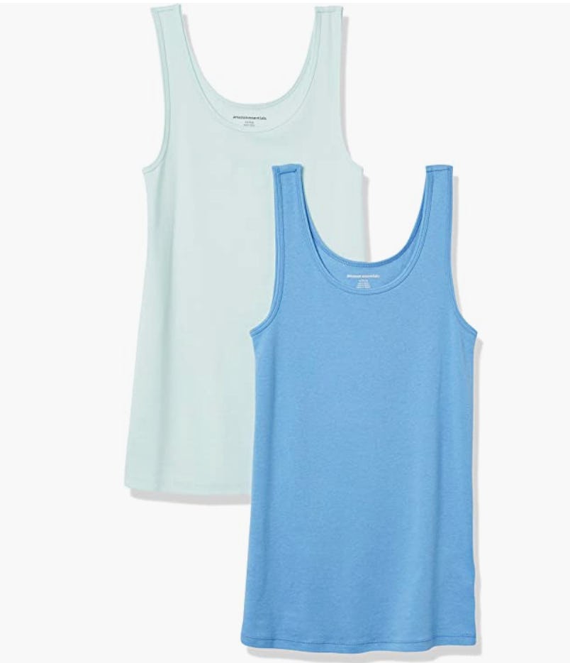 Amazon Essentials Slim-Fit Tank (2-Pack)