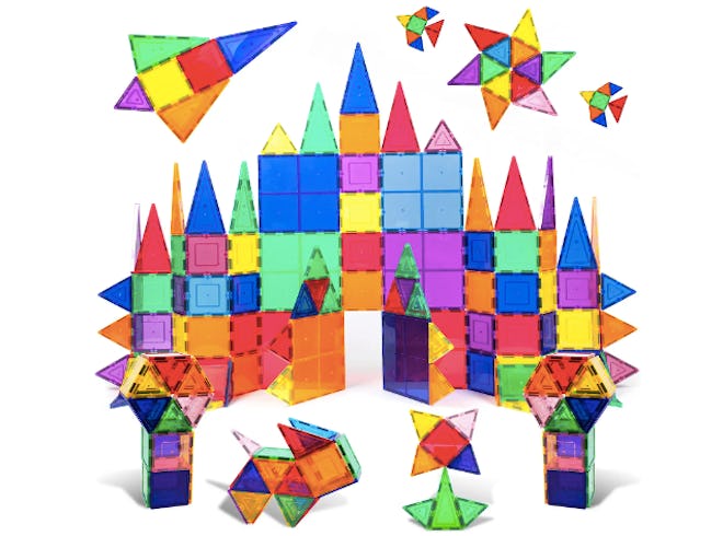 These PicassoTiles Magnet Building Tiles are some of the best building toys for kids.