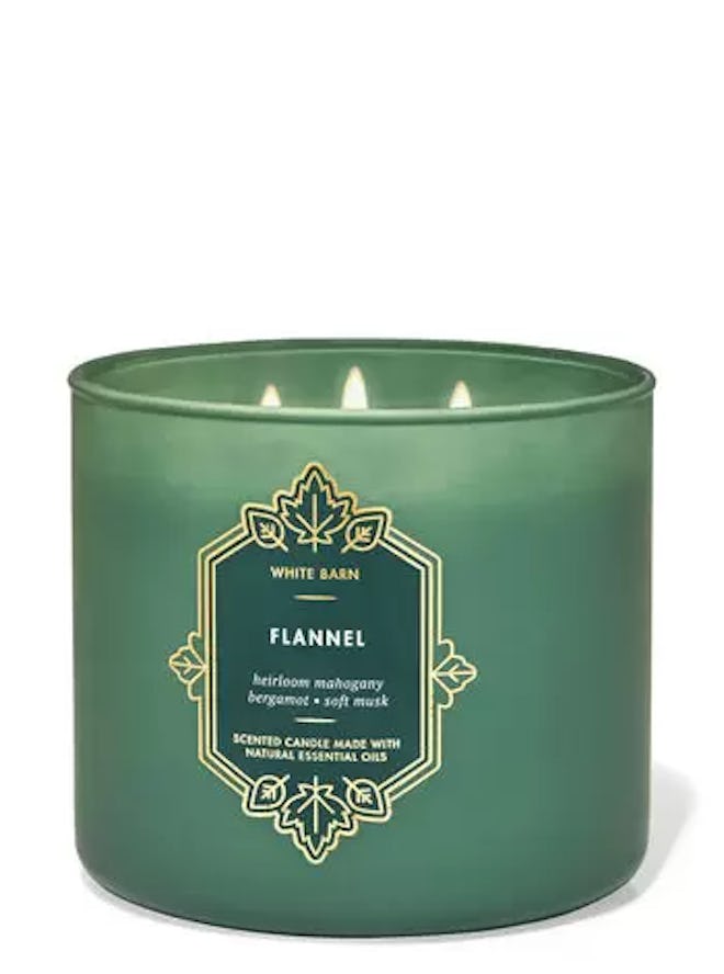 Flannel 3-Wick Candle 