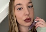 Bustle beauty writer Olivia Rose Ferreiro tried Item Beauty's Lip Quip in Inna Jam before it went vi...