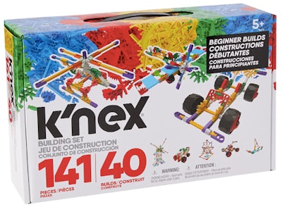 The K'nex Beginner Model Building Set offers some of the best building toys for kids.