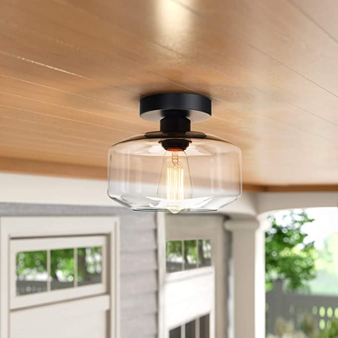 MAXvolador Industrial Semi-Flush Ceiling Light