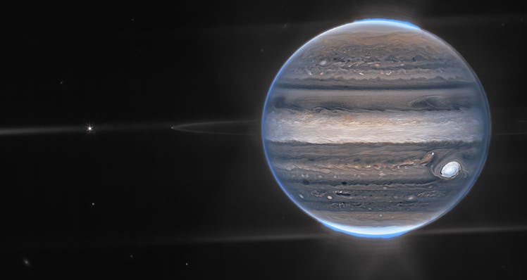 Jupiter as seen by the James Webb Space Telescope (JWST)