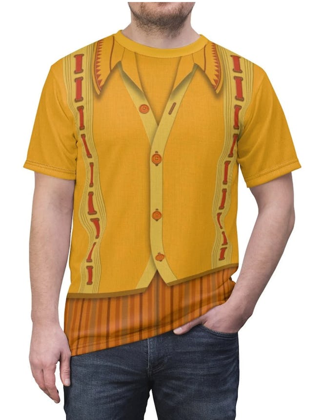 Wear this Felix Madrigal Costume Shirt as part of an 'Encanto' Halloween costume.