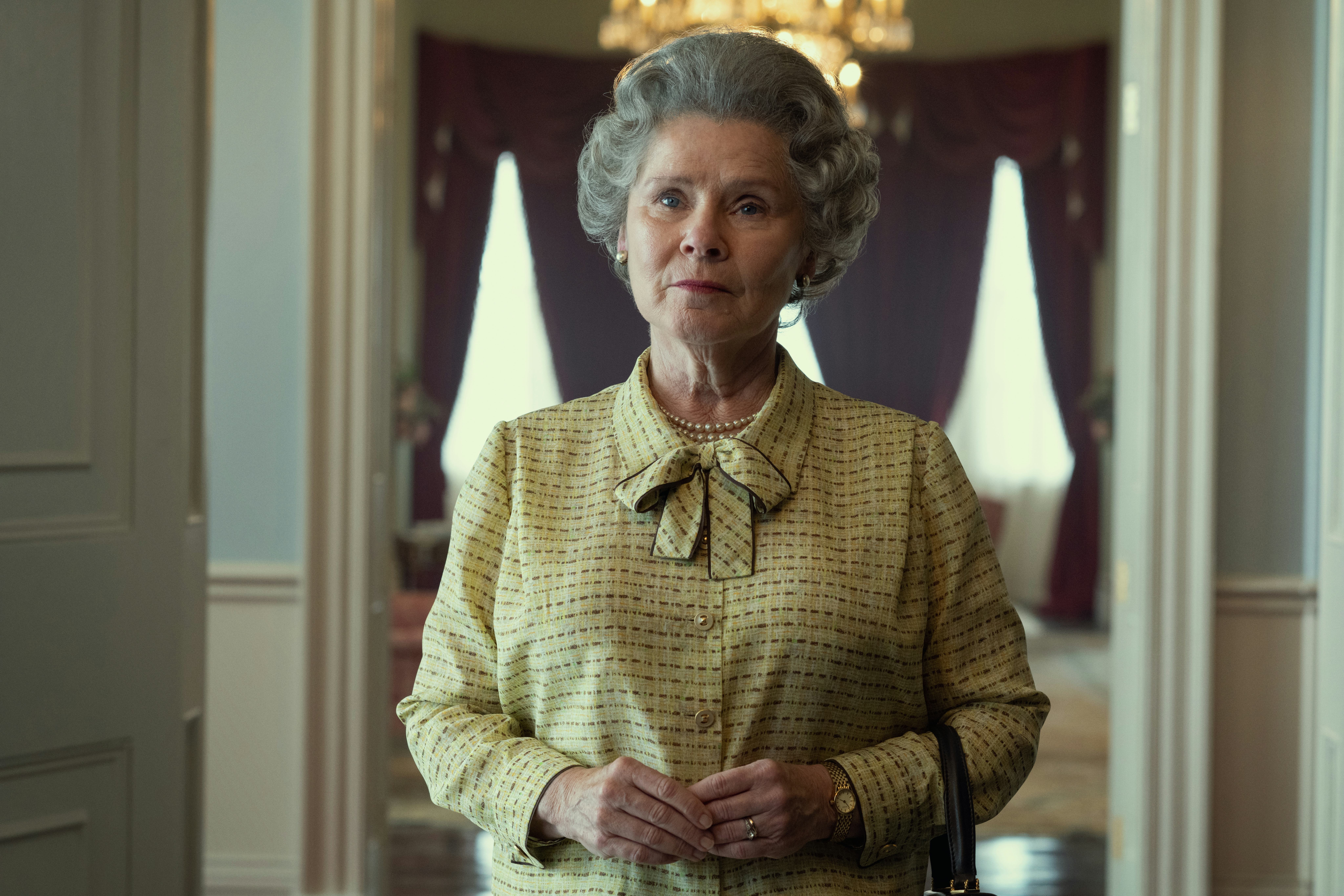 Imelda Staunton is the new actor playing Queen Elizabeth II on &lsquo;The Crown.&rsquo; Photo via Netflix