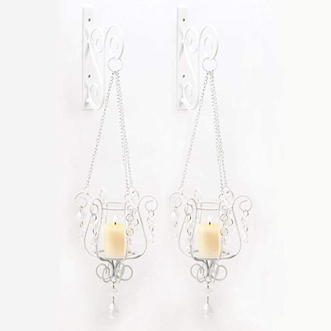Gifts &amp; Decors Wall Sconce Candle Holder (Set of 2)