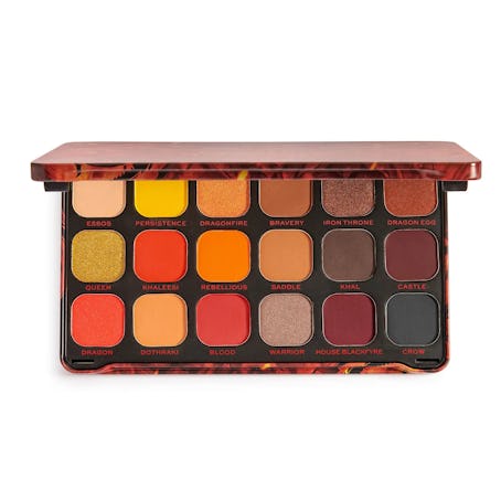 The Game of Thrones X Revolution Collection Mother of Dragons Forever Flawless Shadow Palette.