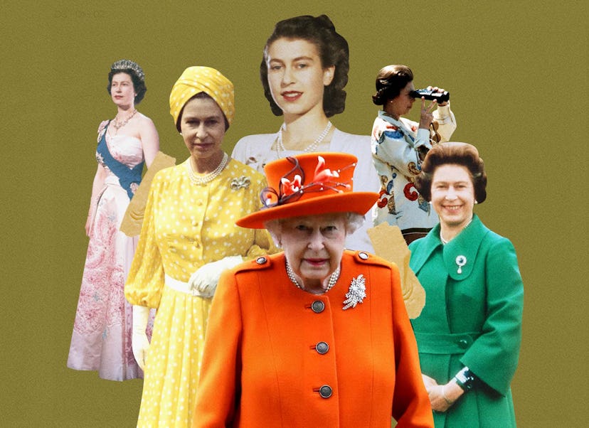 Queen Elizabeth's style transformation, from 1947 to 2022