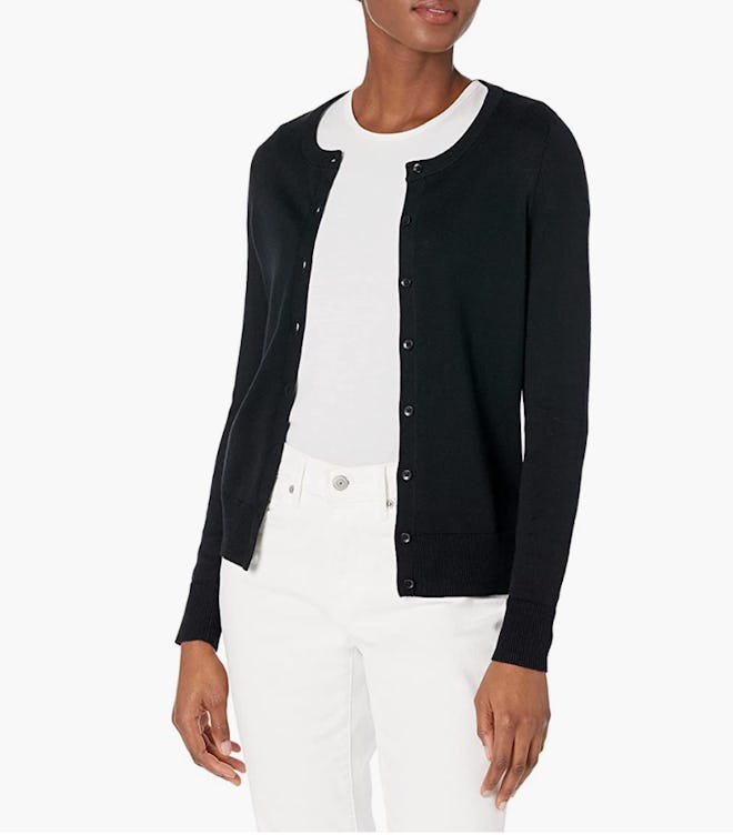 Amazon Essentials Lightweight Crewneck Cardigan 