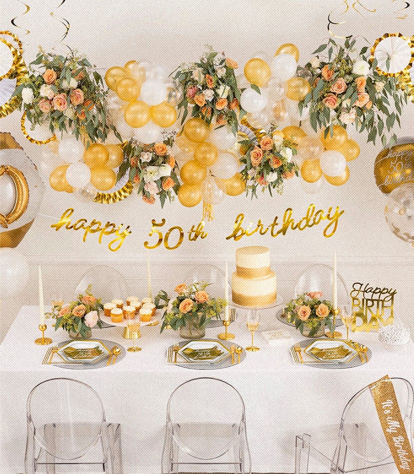 Golden Age Birthday Party Theme
