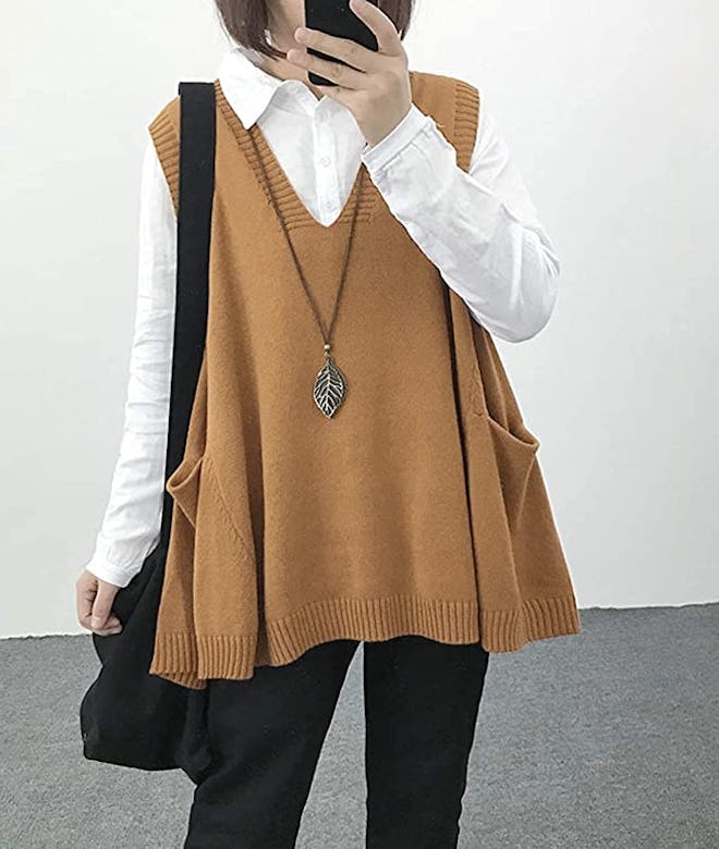 YESNO Chunky Sweater Vests