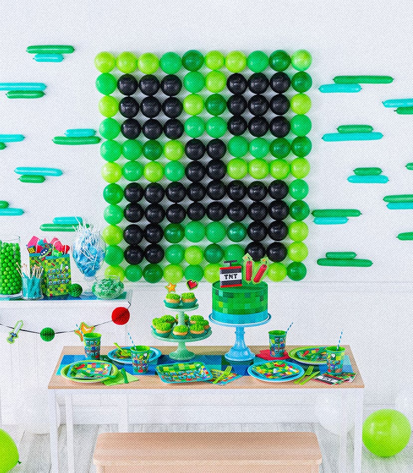 Pixelated Video Game Party Theme