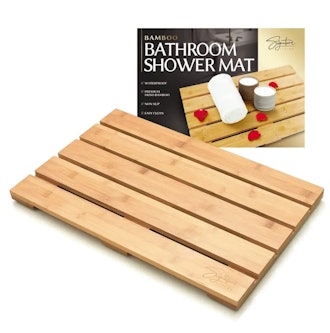 Signature Living Bamboo Bath Mat