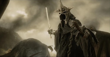 The Witch-king of Angmar raises his weapon in 2003’s The Lord of the Rings: The Return of the King