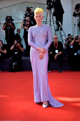Tilda Swinton at the 79 Venice International Film Festival 2022. 