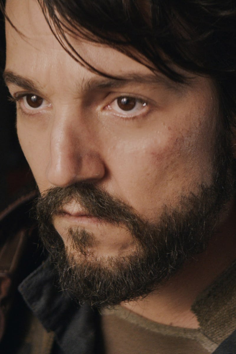 A closeup of Diego Luna in Andor