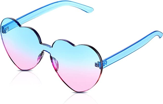Maxdot Heart-Shaped Sunglasses