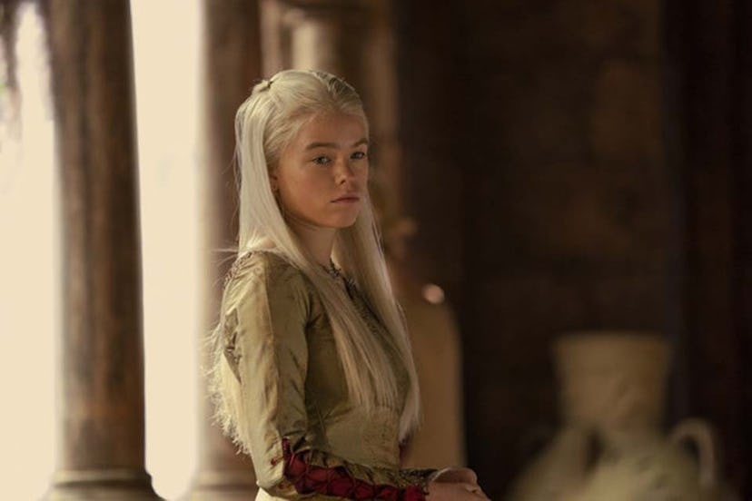 Milly Alcock as Princess Rhaenyra on 'House of the Dragon'