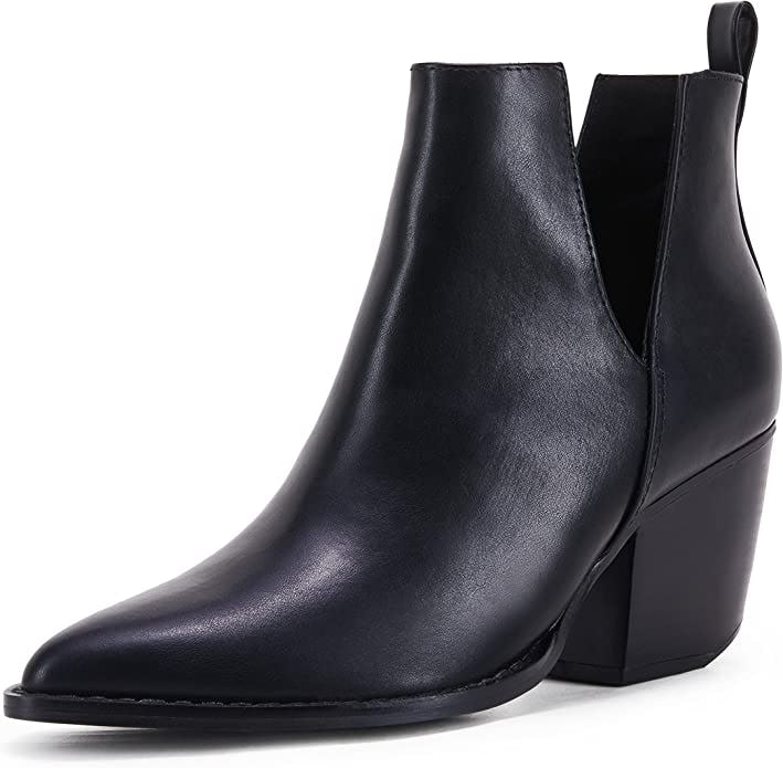 Huiyuzhi Pointed Toe Ankle Boots