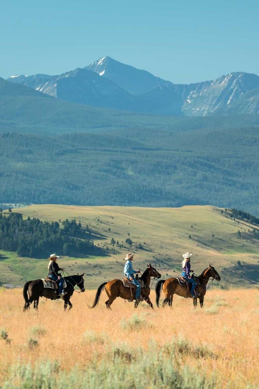 horseback riding in montana