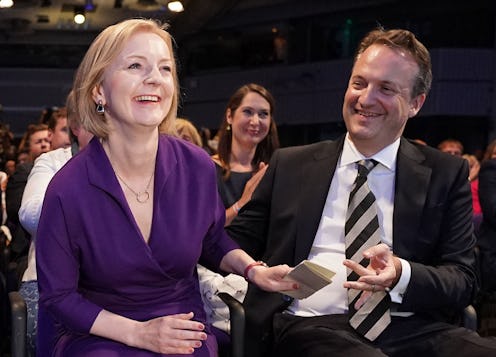Liz Truss and her husband, Hugh O'Leary, at the Conservative Leadership Race results, September 2022