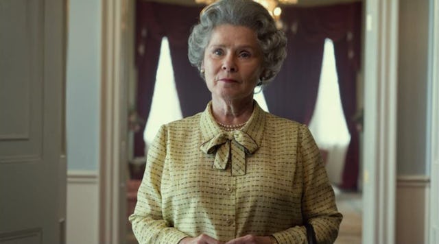 Imelda Staunton depicts Queen Elizabeth II in 'The Crown.'