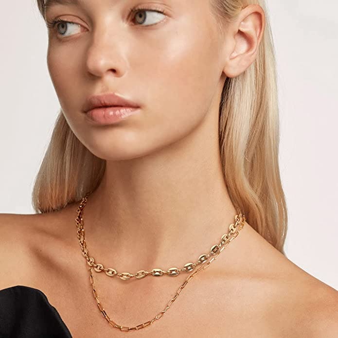Aobei  Gold Chain Choker