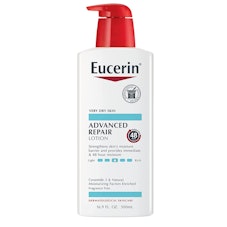 Amelie Zilber's favorite skin care products include Eucerin Advanced Repair Body Lotion
