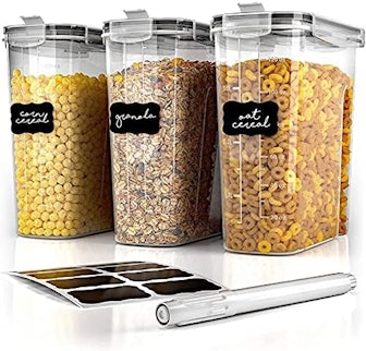 Simple Gourmet Cereal Containers Storage Set (Set of 3) 