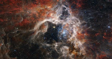 In this mosaic image stretching 340 light-years across, Webb’s Near-Infrared Camera (NIRCam) display...