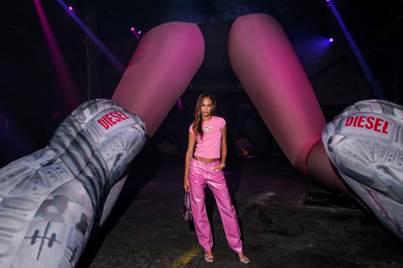 Joan Smalls at Diesel