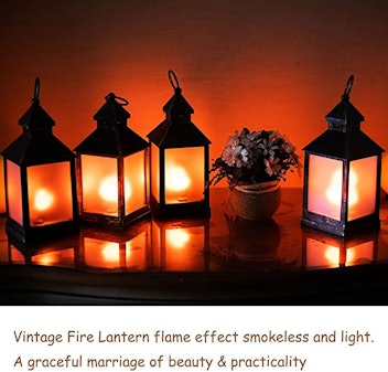 These lanterns are a great year-round Halloween decoration.