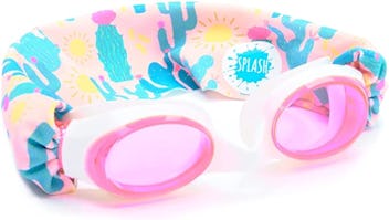 SPLASH SWIM GOGGLES with Fabric Strap For Adult & Kids Invented By Moms
