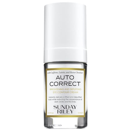 Amelie Zilber's favorite skin care products include Sunday Riley Auto Correct Eye Cream