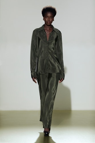 green outfit reformation fall 2022