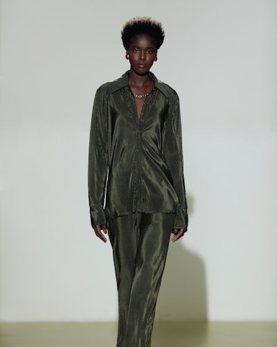 green outfit reformation fall 2022