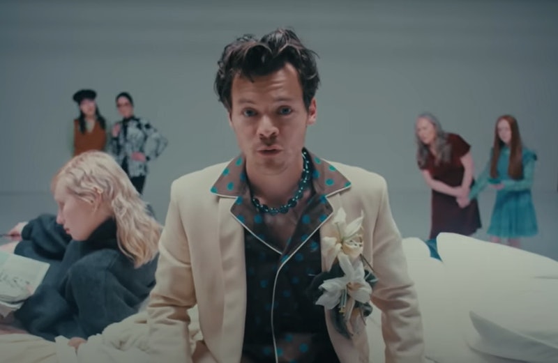 Harry Styles in the 'Late Night Talking' music video is a Halloween costume idea to wear pajamas for