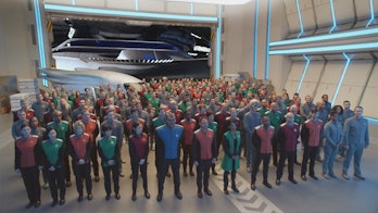 A still from The Orville’s pilot episode, “Old Wounds.”