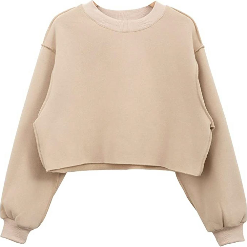 Amazhiyu Cropped Sweatshirt