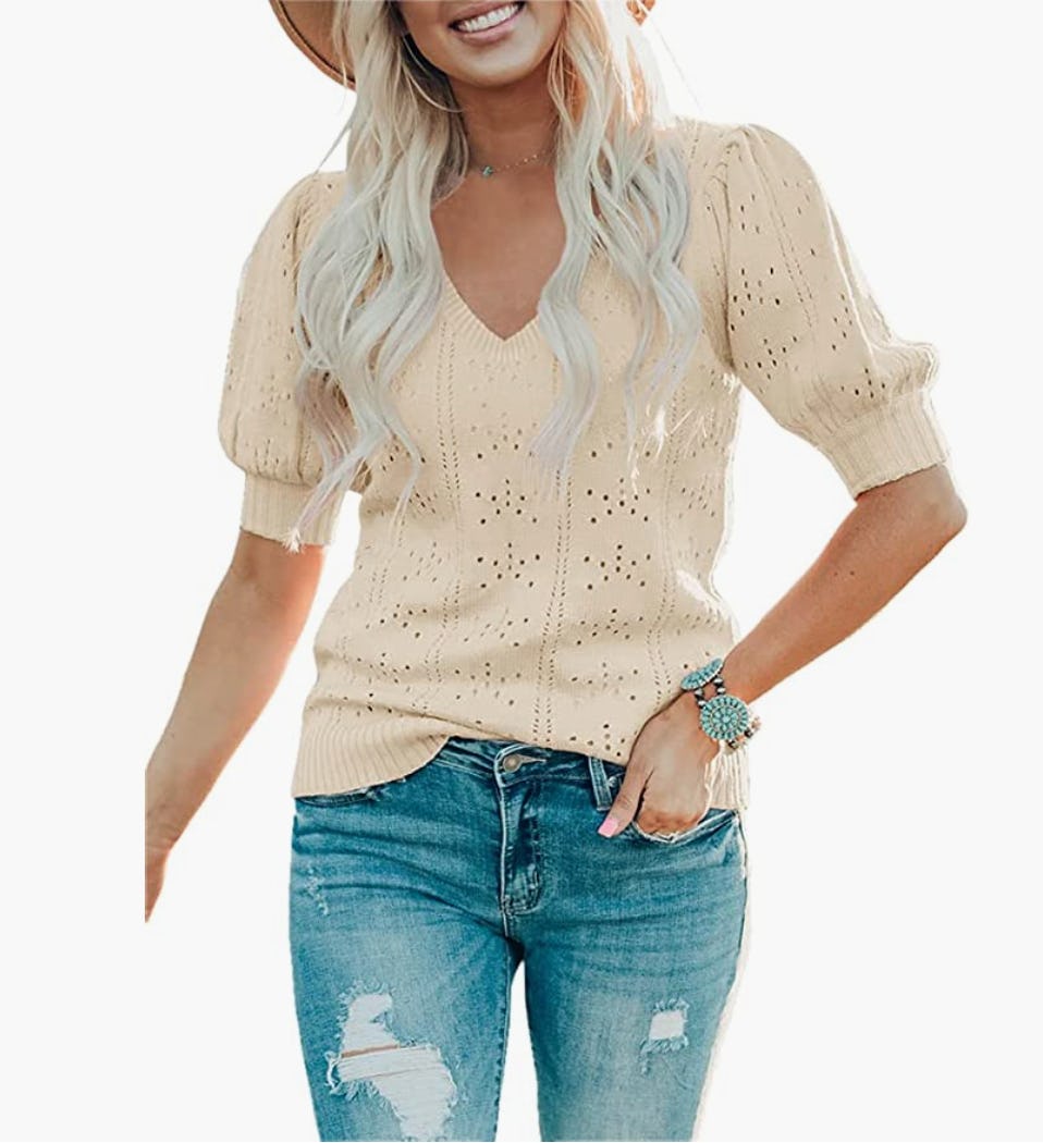 Saodimallsu Puff Sleeve Top