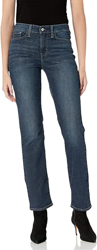 Signature by Levi Strauss &amp; Co. Gold Label Curvy Totally Shaping Straight Jeans