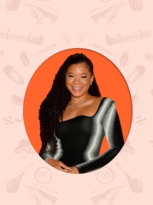 Storm Reid's wellness routine includes matcha and movies.