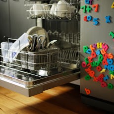Cleaning your dishwasher filter regularly helps it perform more efficiently.