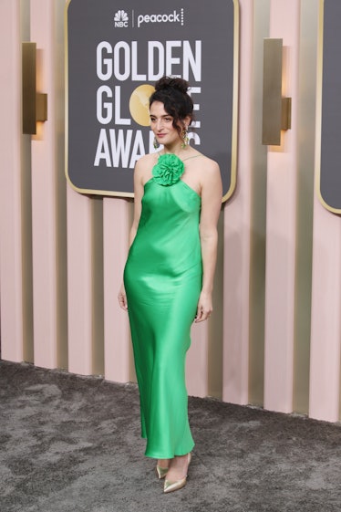 Jenny Slate arrives at the 80th Annual Golden Globe Awards held at the Beverly Hilton Hotel on Janua...