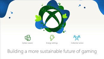 Xbox sustainability promotional image