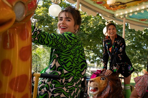 'Emily In Paris': Lily Collins and Ashley Park