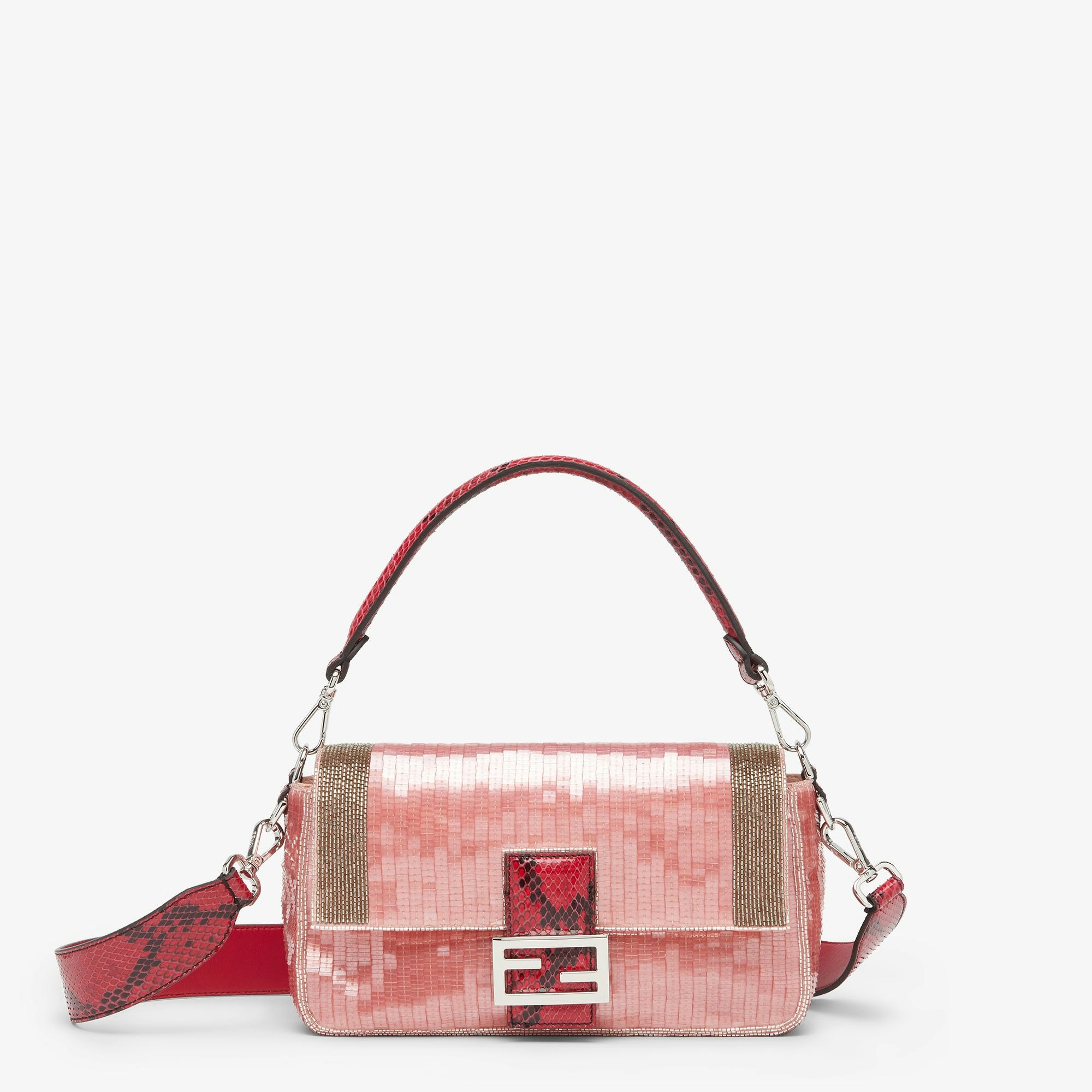 Fendi baguette discount sequin pink