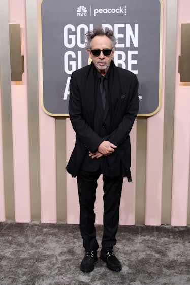 Tim Burton attends the 80th Annual Golden Globe Awards at The Beverly Hilton on January 10, 2023 in ...