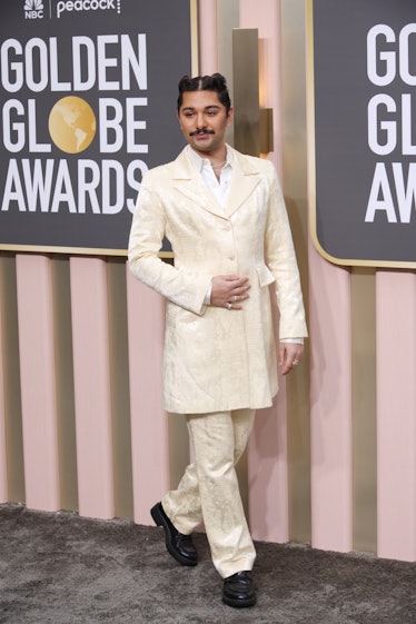 Mark Indelicato attends the 80th Annual Golden Globe Awards at The Beverly Hilton on January 10, 202...