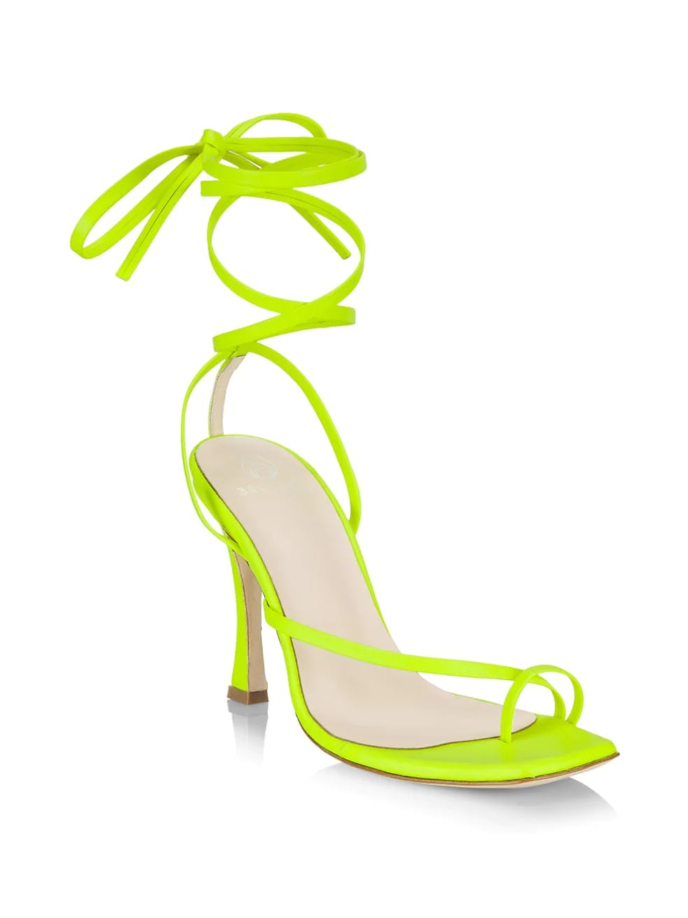 Brother Vellies Bike Leather Ankle-Wrap Sandals